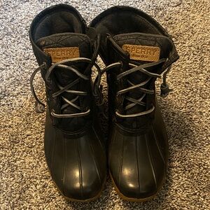 Sperry Dark Gray Duck Boots
